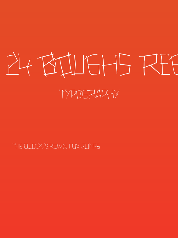 24 boughs Regular Poster