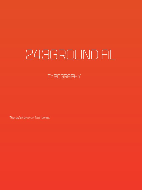 243Ground AL Poster