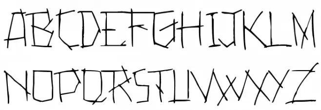 24boughs Different Regular 字体 小写