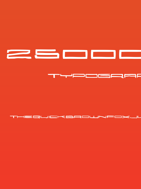 25000 Poster