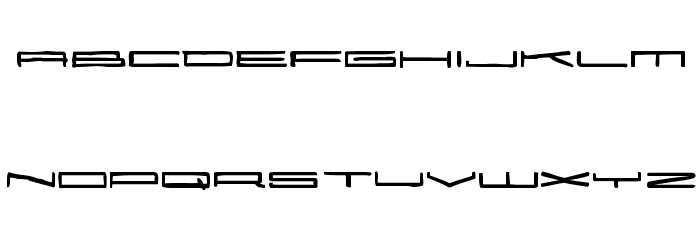 25000 Font LOWERCASE