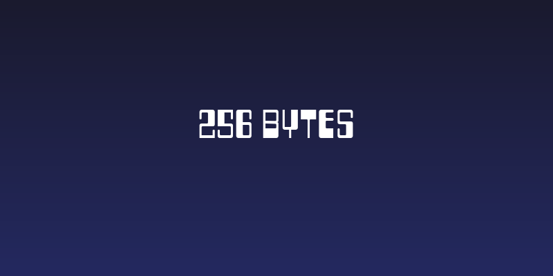 256 Bytes Social Header