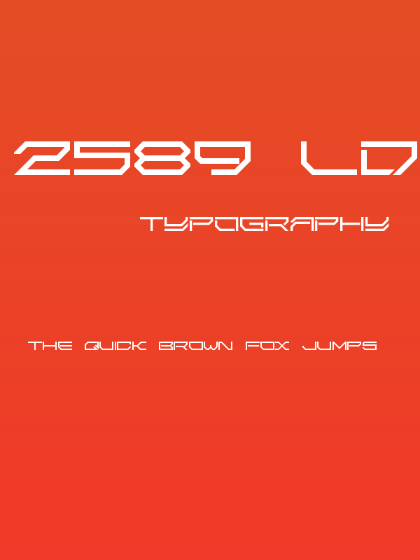 2589 LDR Regular Poster