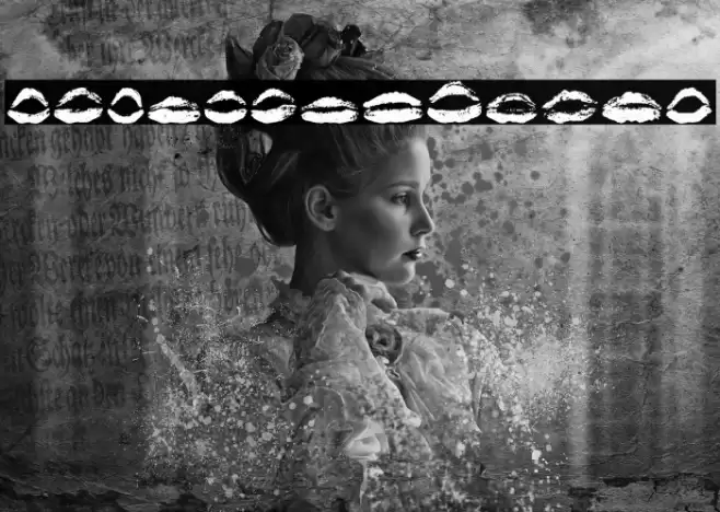 26 More Kisses Regular Caratteri examples