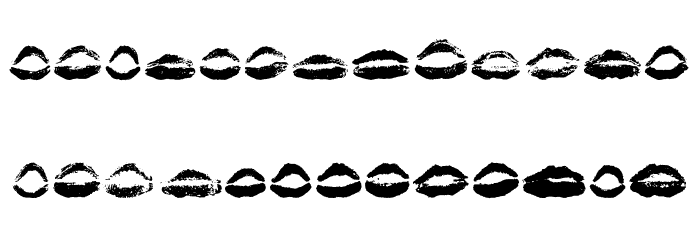 26 More Kisses Regular Caratteri MINUSCOLO