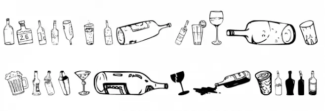 26alco 字体 大写