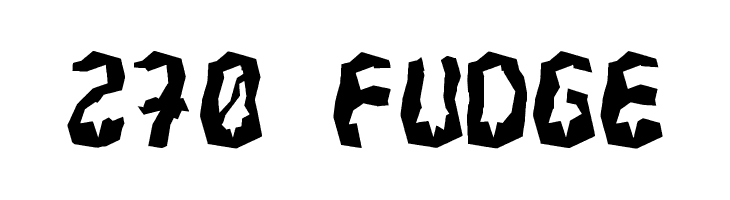 270 Fudge  Descarca Fonturi Gratis