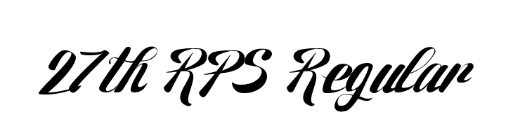 27th RPS Regular Fonte