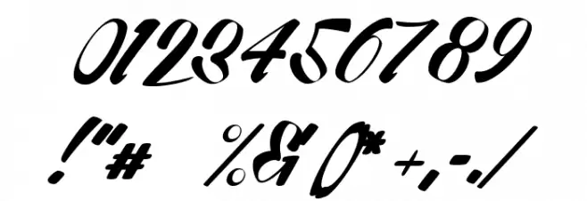 27th RPS Regular フォント その他の文字