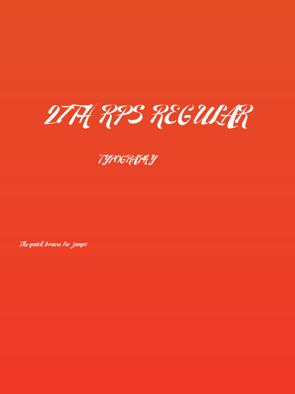 27th RPS Regular Poster