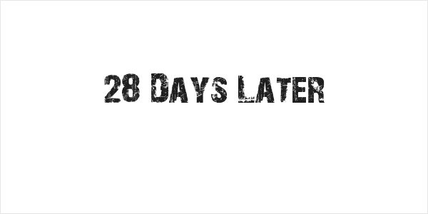 28 Days Later Logo