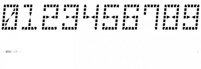 28-Segment LED DisplayRegular Font OTHER CHARS