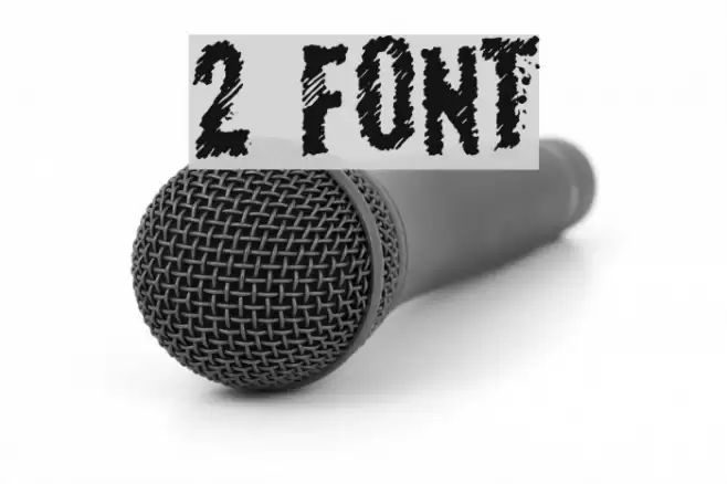 2 Font examples