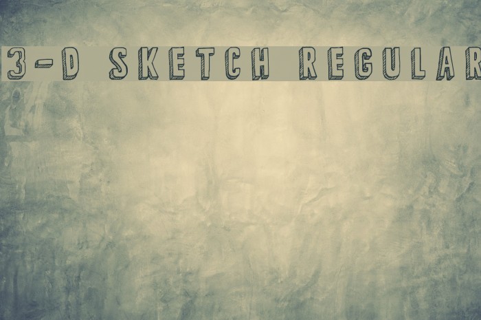 3-D Sketch Regular Example 3