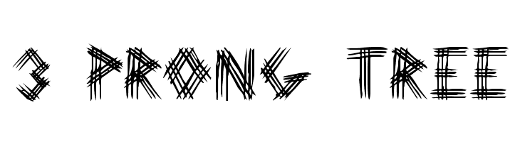 3 Prong Tree Font