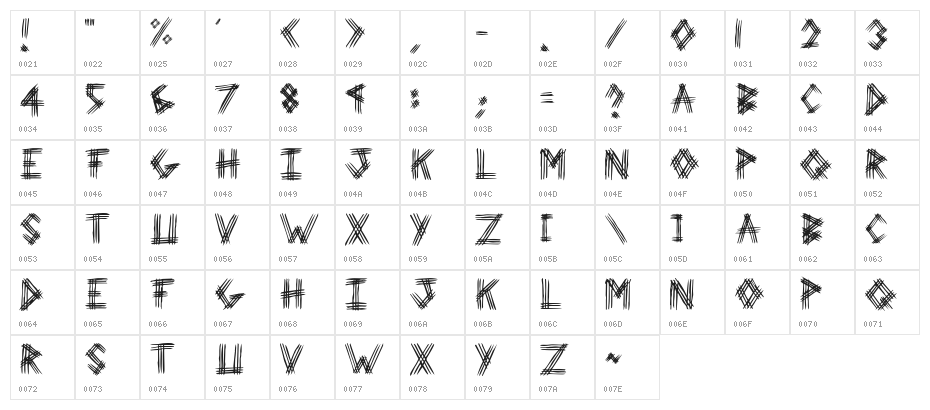 3 Prong Tree Character Map