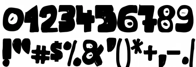 3 Snopes Font OTHER CHARS