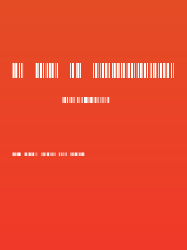 3 of 9 Barcode Poster