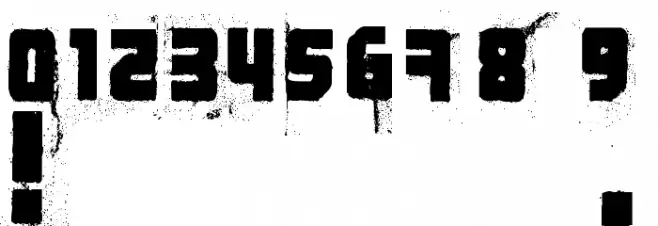 3 theHard way RMXfenotype フォント その他の文字