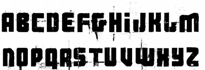 3 theHard way RMXfenotype Schriftart Groß