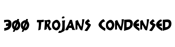 300 Trojans Condensed  Frei Schriftart Herunterladen