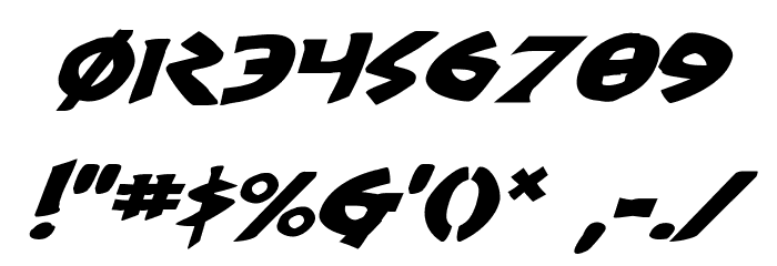300 Trojans Expanded Italic Schriftart Anderer Schreiben