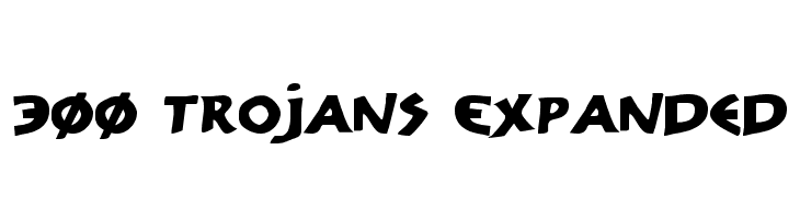 300 Trojans Expanded Шрифта