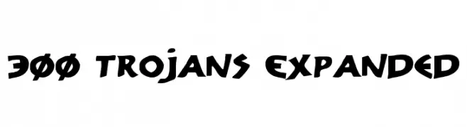 300 Trojans Expanded  font caratteri gratis