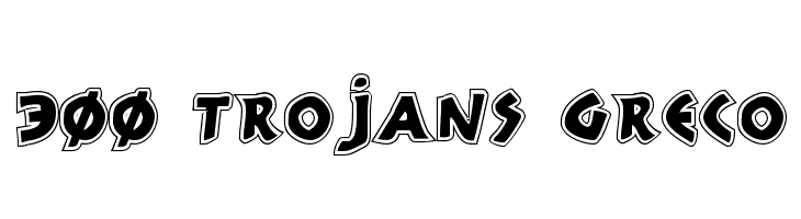 300 Trojans Greco Font
