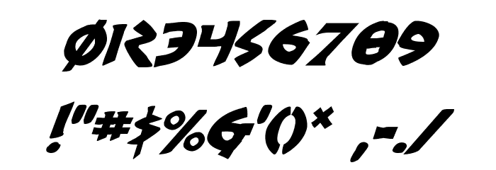 300 Trojans Italic Polices AUTRES CHARS