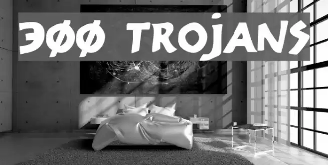 300 Trojans Font examples