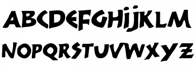 300 Trojans Font LOWERCASE