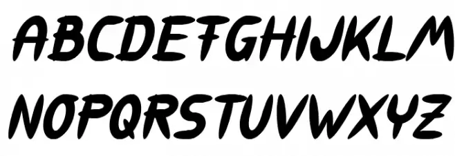 309 Italic Шрифта ВЕРХНИЙ