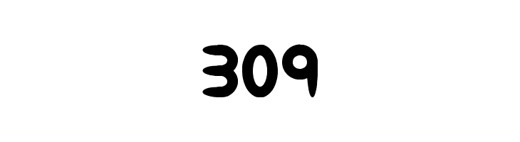 309 Font