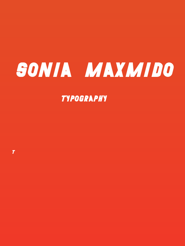 30Sonia _ MaxMido _ Be.net/maxmido 30Sonia _ MaxMido _ Be.net/maxmido Poster