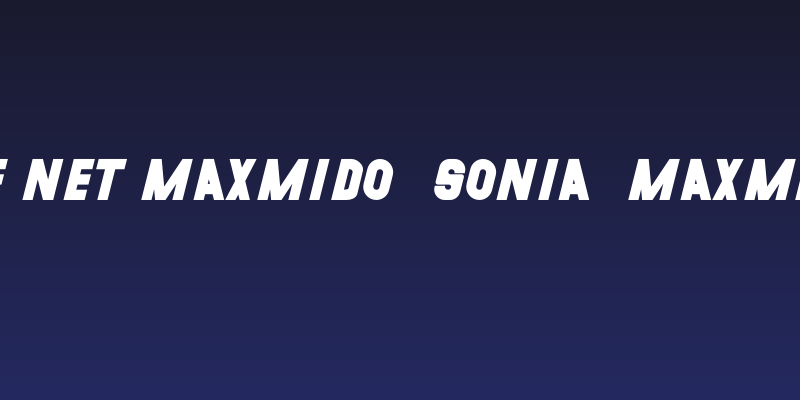 30Sonia _ MaxMido _ Be.net/maxmido 30Sonia _ MaxMido _ Be.net/maxmido Social Header