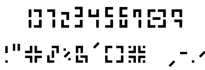 321 Alphabet Font OTHER CHARS