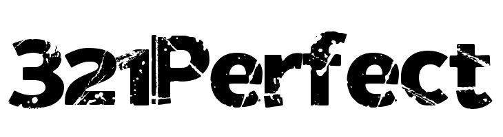 321Perfect Schriftart