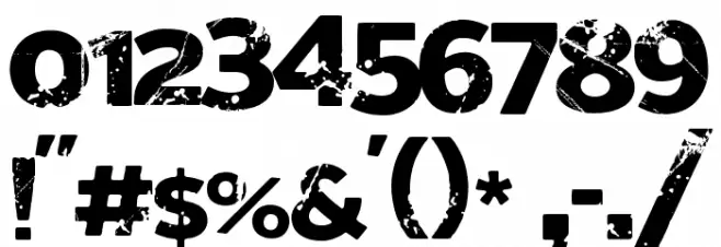 321Perfect Font Alte caractere