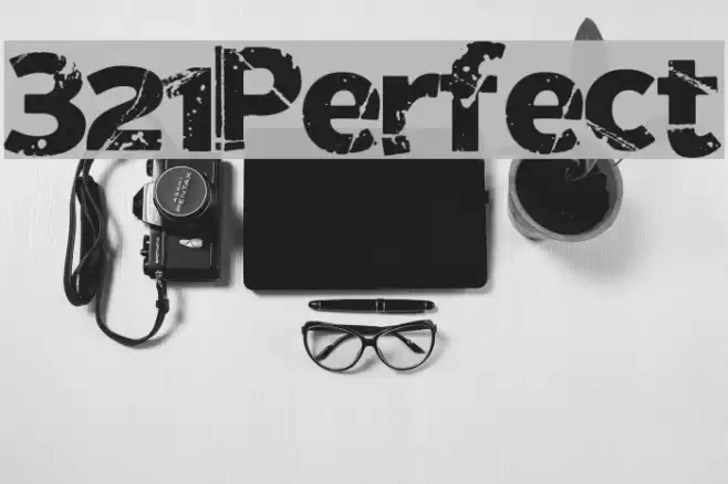 321Perfect Font examples