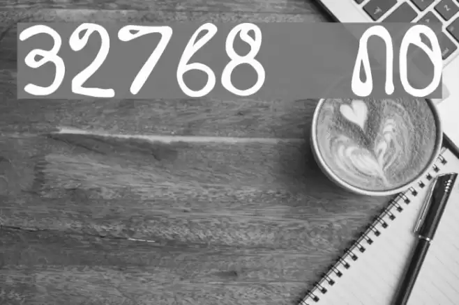 32768 NO フォント examples