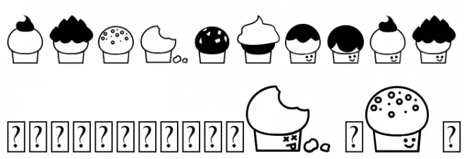 32cupcakes Polices AUTRES CHARS