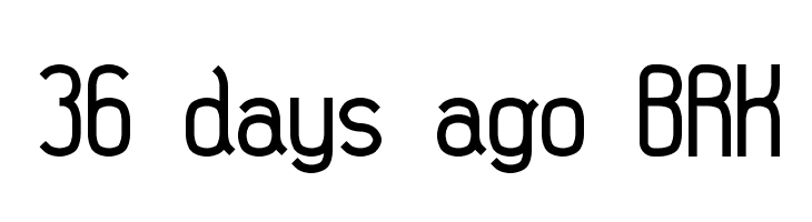 36 days ago BRK Font