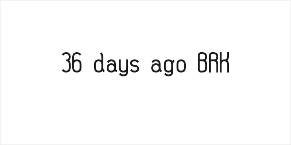36 days ago BRK Logo