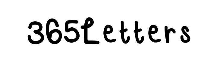 365Letters Шрифта