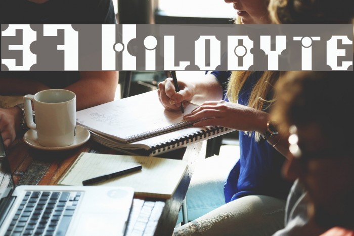 37 Kilobyte 字体 examples