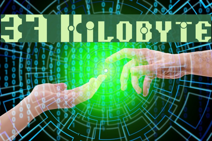 37 Kilobyte 字体 examples