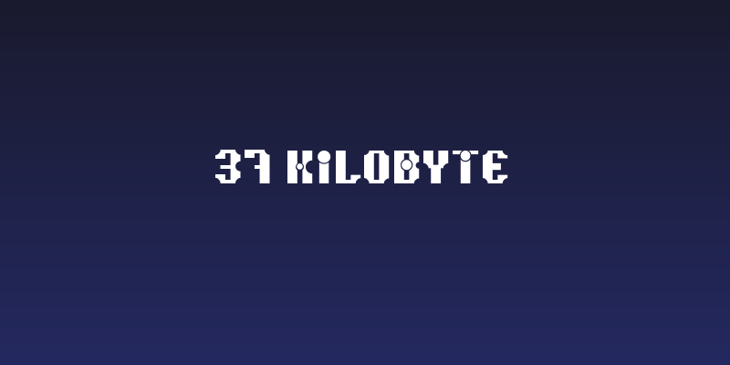 37 Kilobyte Social Header