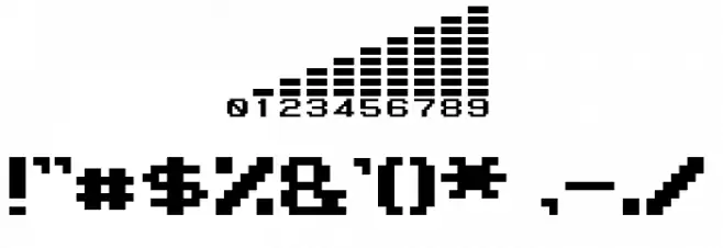 395 equalizer 2 Font Alte caractere