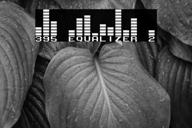 395 equalizer 2 Font examples